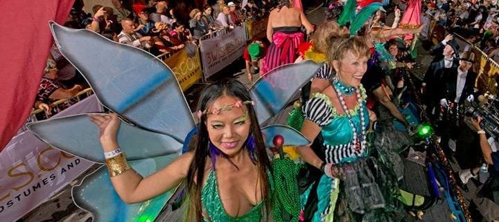 Women dressed as fairies at fantasy fest