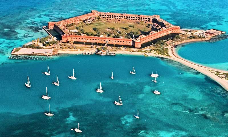 Garden Key within the Dry Tortugas National Park - Rentals Florida Keys